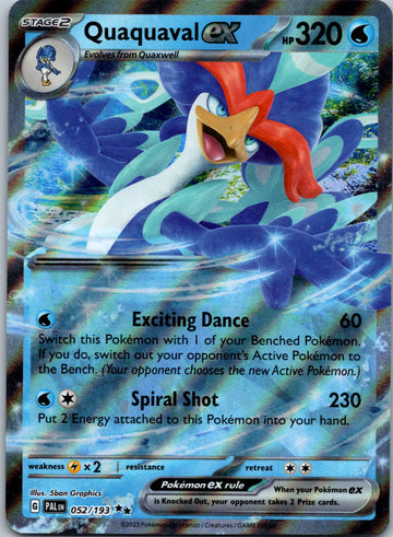 Quaquaval ex - 052/193 [052/193] [Paldea Evolved] Holofoil