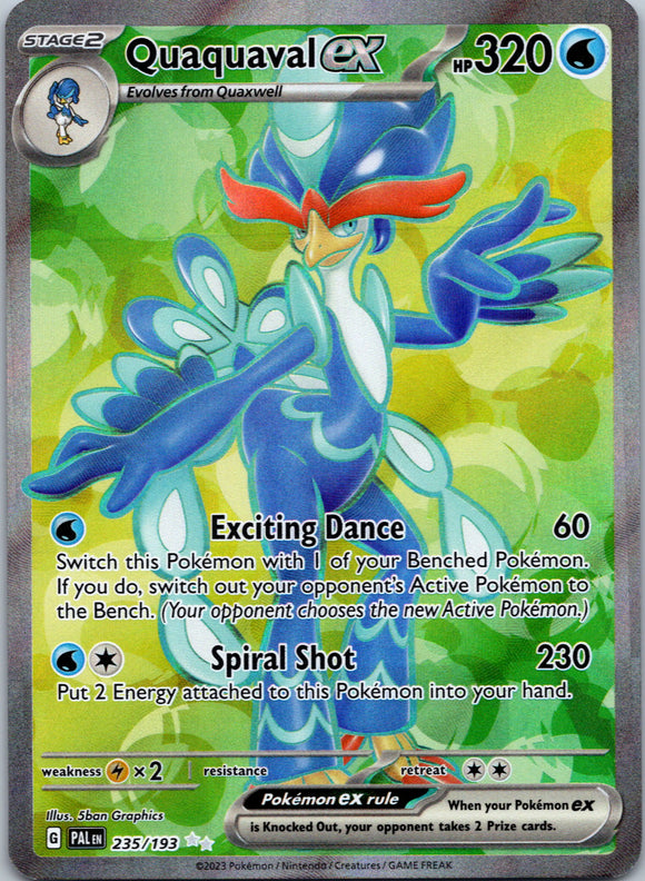 Quaquaval ex - 235/193 [235/193] [Paldea Evolved] Holofoil