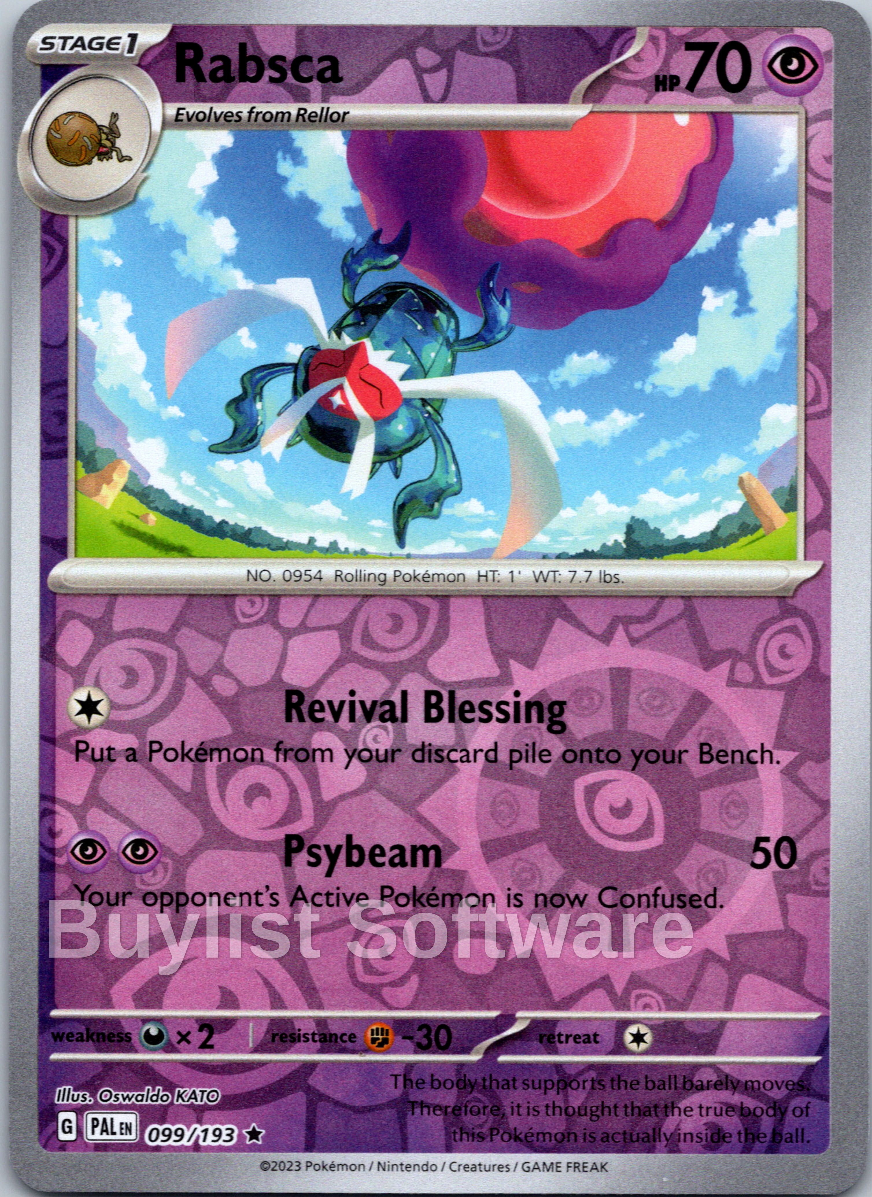 Rabsca - 099/193 [099/193] [Paldea Evolved] Reverse Holofoil