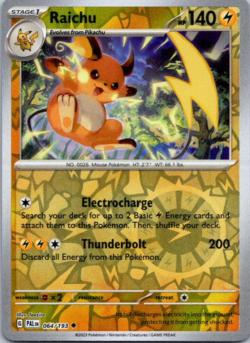 Raichu - 064/193 [064/193] [Paldea Evolved] Reverse Holofoil