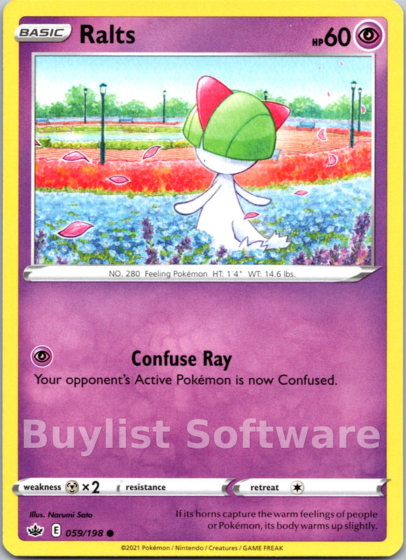 Ralts (059/198) [Sword & Shield: Chilling Reign]