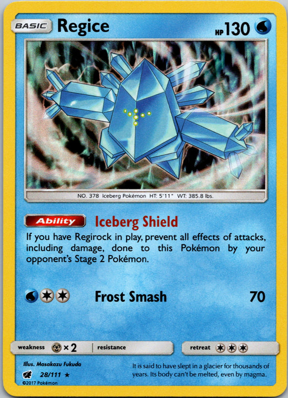 Regice [28/111] [Crimson Invasion] Holofoil
