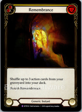Remembrance [WTR163] Unlimited Rainbow Foil