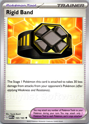 Rigid Band (165/165) [Scarlet & Violet:  151] Reverse Holofoil