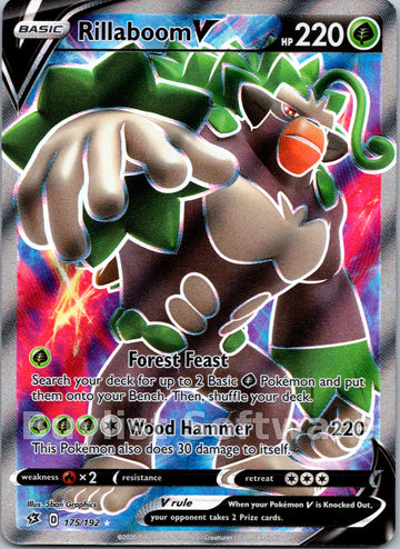 Rillaboom V (175/192) [Sword & Shield: Rebel Clash]