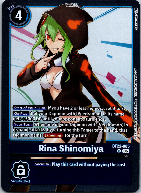 Rina Shinomiya [BT22-085 R] [Cyber Eden] Foil