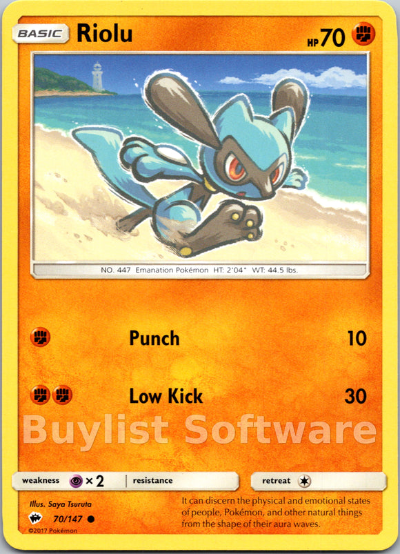 Riolu (070/147) [Sun & Moon: Burning Shadows]