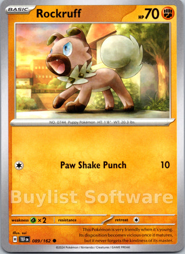 Rockruff [089/162] - (Temporal Forces)