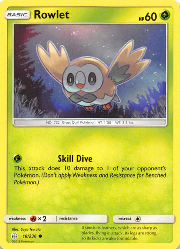 Rowlet - 18/236 [18/236] [Cosmic Eclipse]