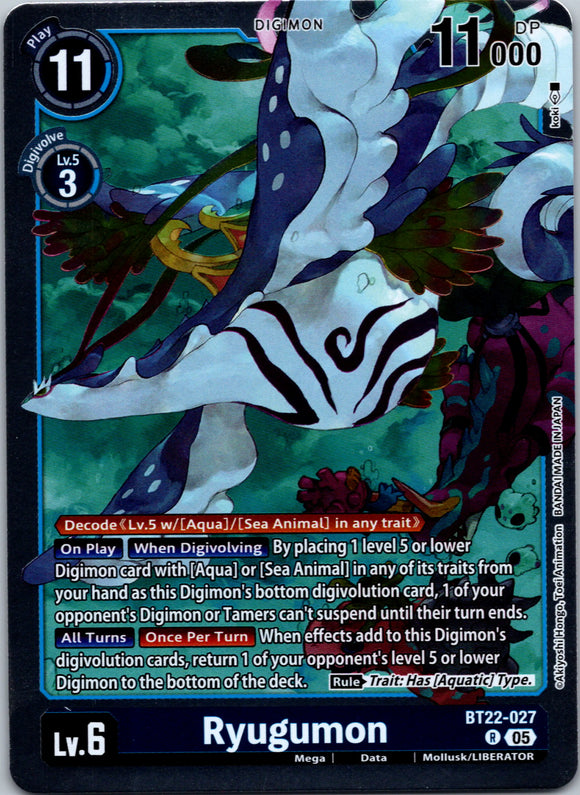 Ryugumon [BT22-027 R] [Cyber Eden] Foil