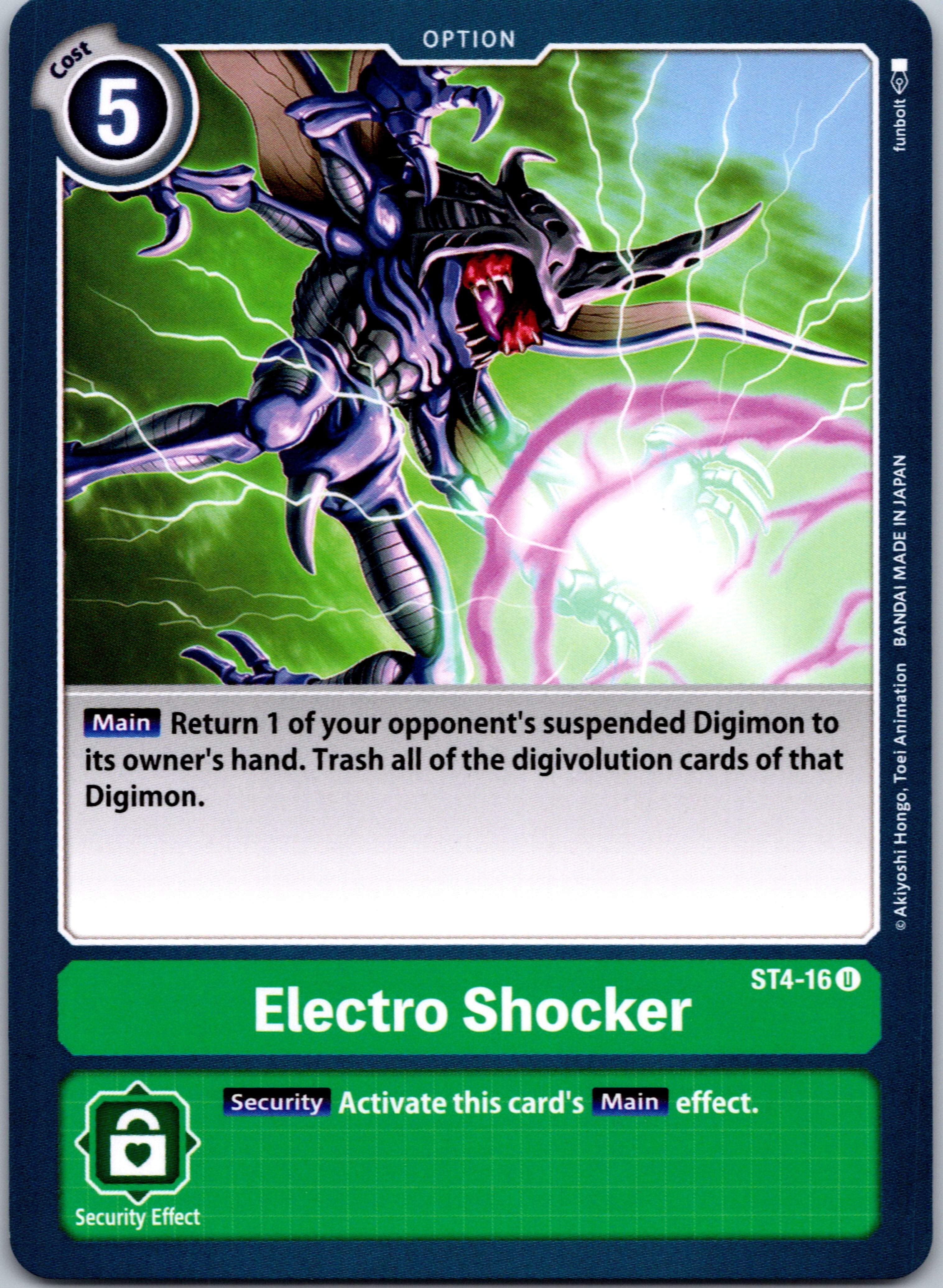 Electro Shocker [ST4-16] [Starter Deck 04: Giga Green] Normal