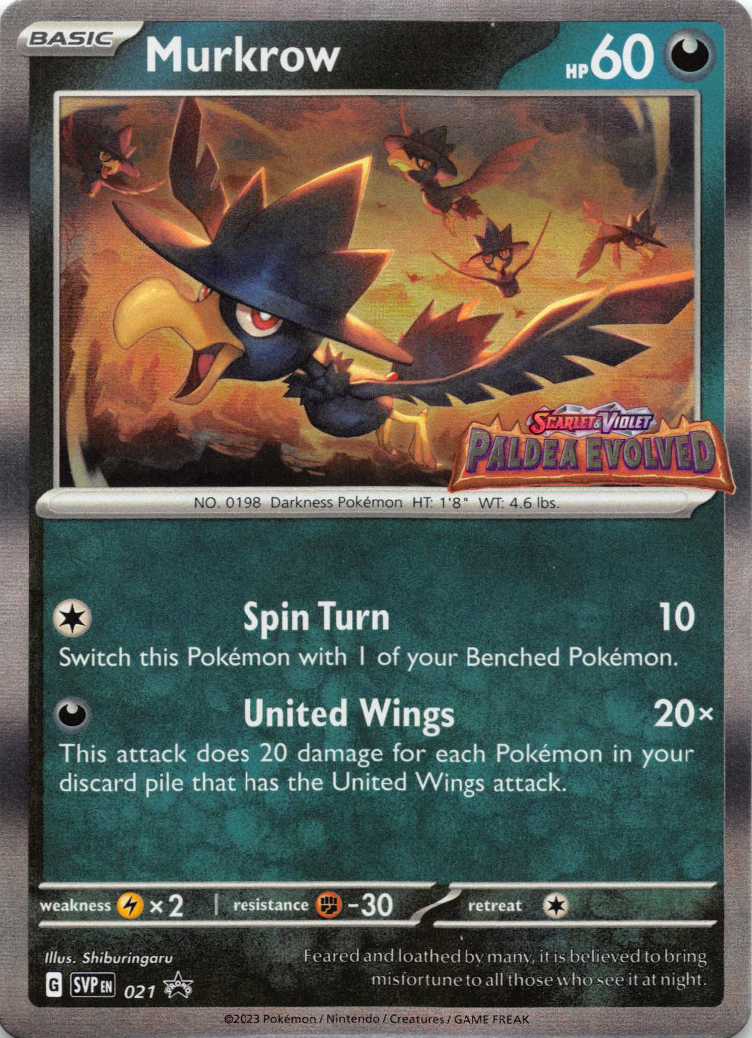 Murkrow (021) [Scarlet & Violet: Black Star Promos]