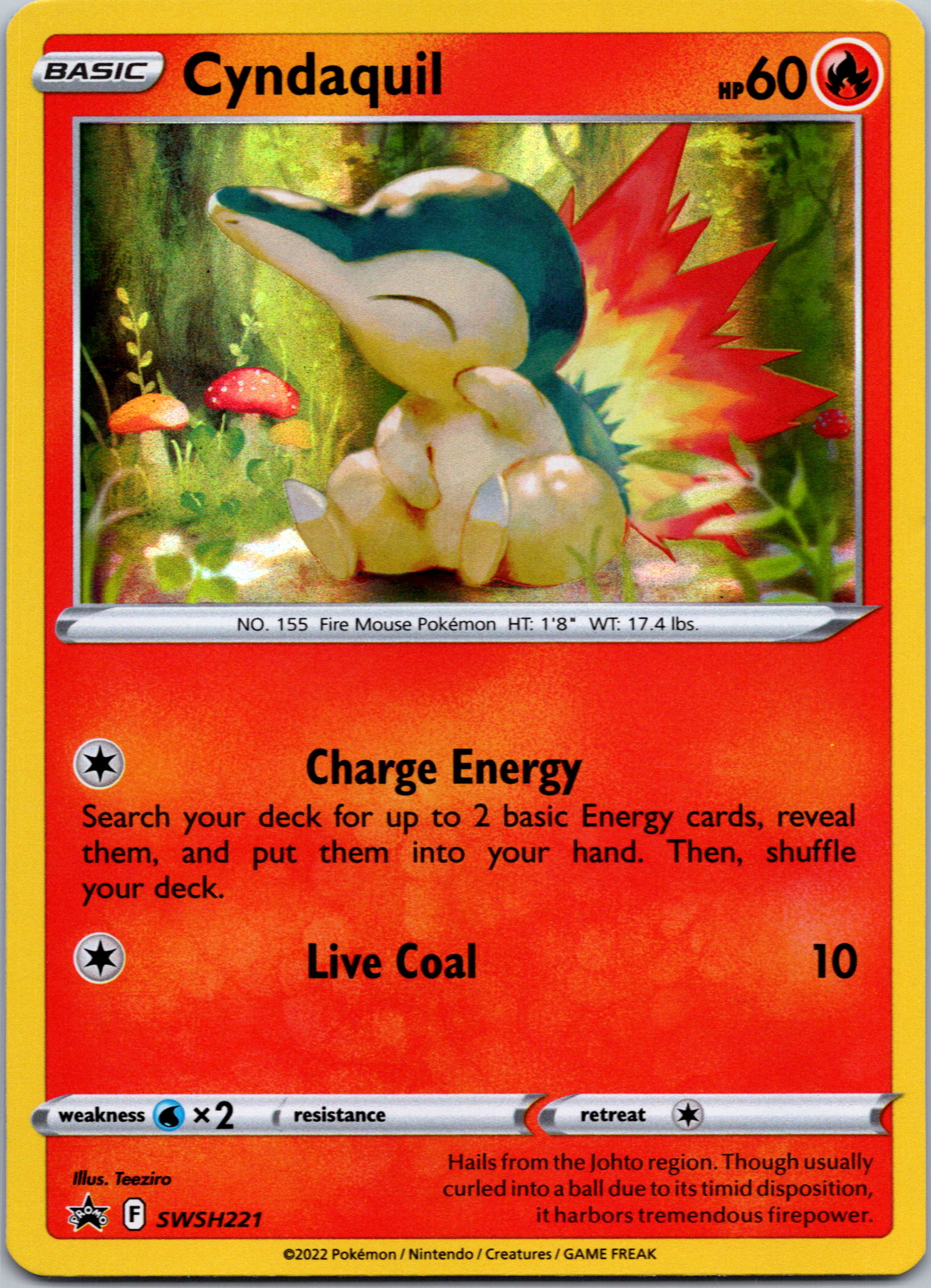 Cyndaquil (SWSH221) [Sword & Shield: Black Star Promos]