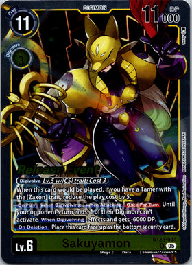 Sakuyamon [BT23-034 U] [Hackers' Slumber Release Event Cards]