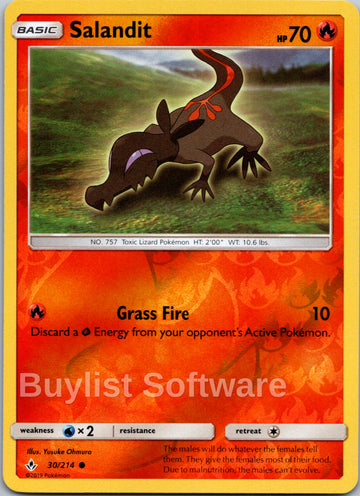 Salandit [30/214] [Unbroken Bonds] Reverse Holofoil
