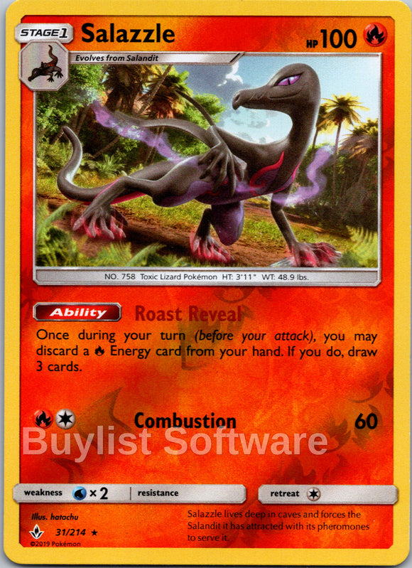Salazzle [31/214] [Unbroken Bonds] Reverse Holofoil