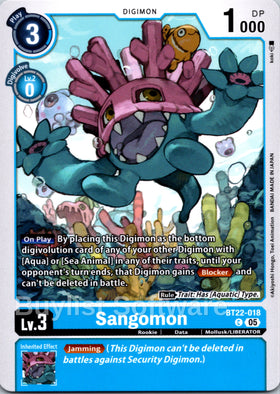 Sangomon [BT22-018 C] [Cyber Eden]