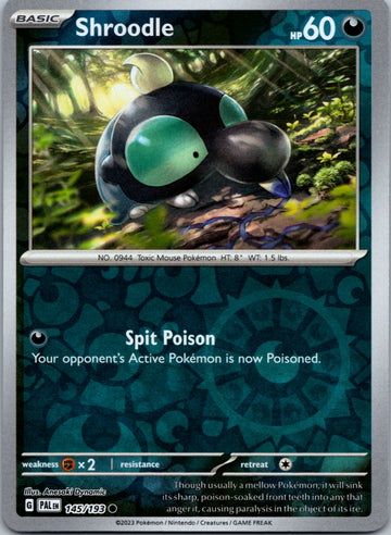 Shroodle - 145/193 [145/193] [Paldea Evolved] Reverse Holofoil