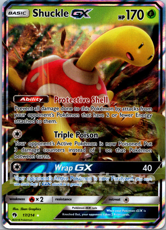 Shuckle GX (017/214) [Sun & Moon: Lost Thunder]