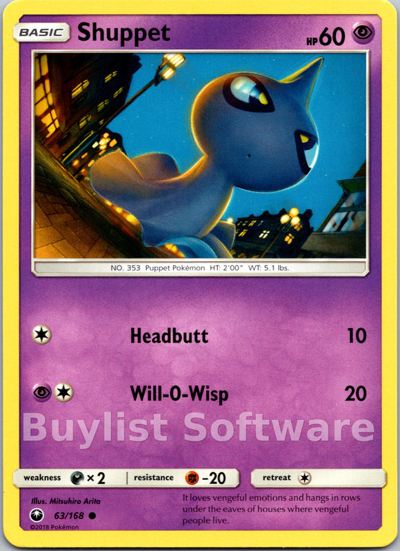 Shuppet (063/168) [Sun & Moon: Celestial Storm]