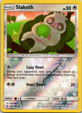 Slakoth [167/236] [Unified Minds] Reverse Holofoil