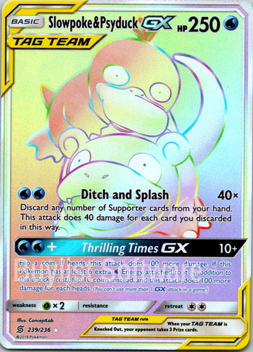 Slowpoke & Psyduck GX [239/236] [Unified Minds] Holofoil