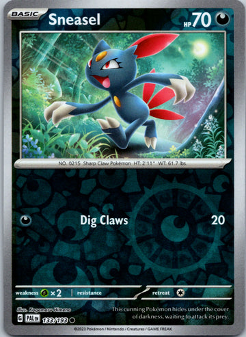 Sneasel [133/193] [Paldea Evolved] Reverse Holofoil