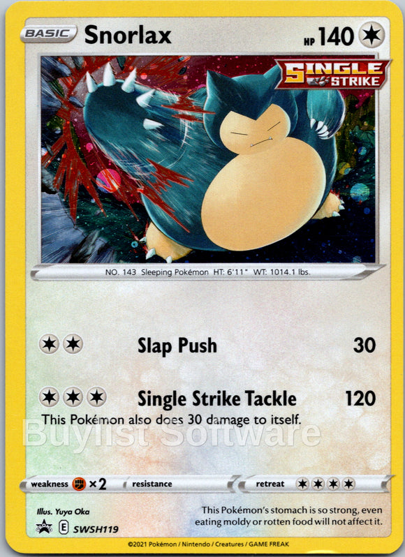 Snorlax [SWSH119] [Sword & Shield Promo Cards] Holofoil