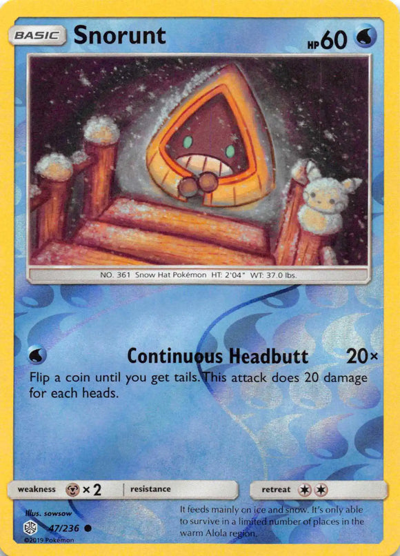 Snorunt [47/236] [Cosmic Eclipse] Reverse Holofoil