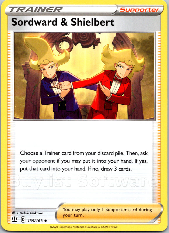 Sordward & Shielbert (135/163) [Sword & Shield: Battle Styles]