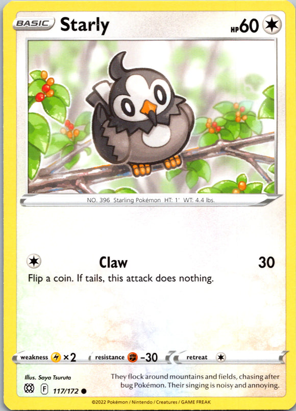 Starly [117/172] [Brilliant Stars] Reverse Holofoil