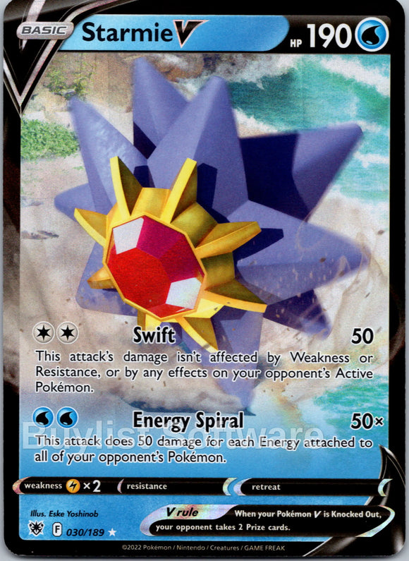Starmie V [030/189] [Astral Radiance] Holofoil