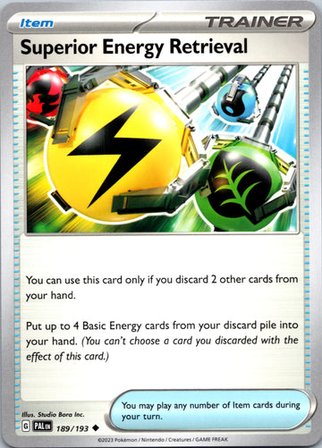 Superior Energy Retrieval - 189/193 [189/193] [Paldea Evolved]