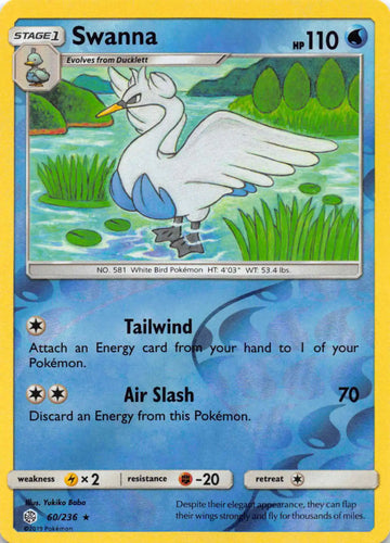 Swanna [60/236] [Cosmic Eclipse] Reverse Holofoil