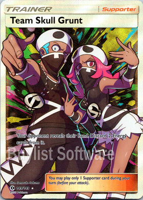 Team Skull Grunt [149/149] [Sun & Moon Base Set] Holofoil