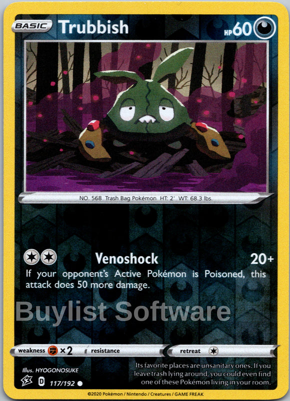 Trubbish [117/192] [Rebel Clash] Reverse Holofoil