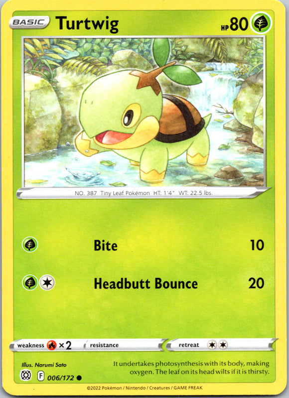 Turtwig [006/172] [Brilliant Stars] Reverse Holofoil