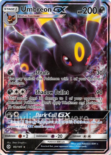 Umbreon GX [80/149] [Sun & Moon Base Set] Holofoil