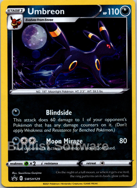 Umbreon [SWSH129] [Sword & Shield Promo Cards] Holofoil