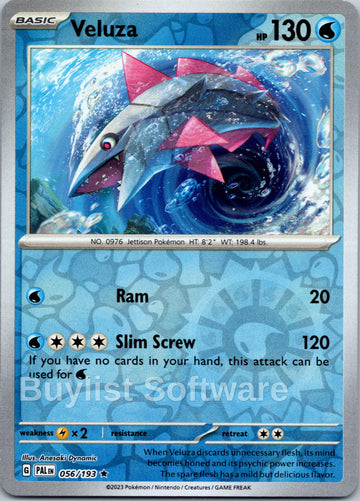 Veluza - 056/193 [056/193] [Paldea Evolved] Reverse Holofoil