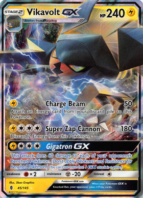 Vikavolt GX [45/145] [Guardians Rising] Holofoil