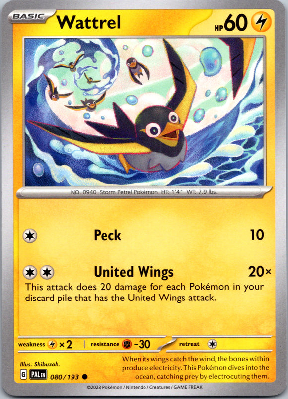 Wattrel - 080/193 [080/193] [Paldea Evolved]