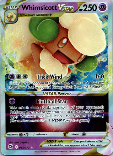 Whimsicott VSTAR [065/172] [Brilliant Stars] Holofoil