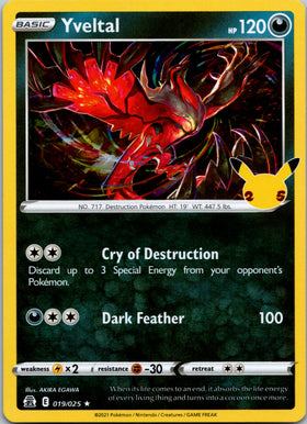 Yveltal [019/025] [Celebrations] Holofoil