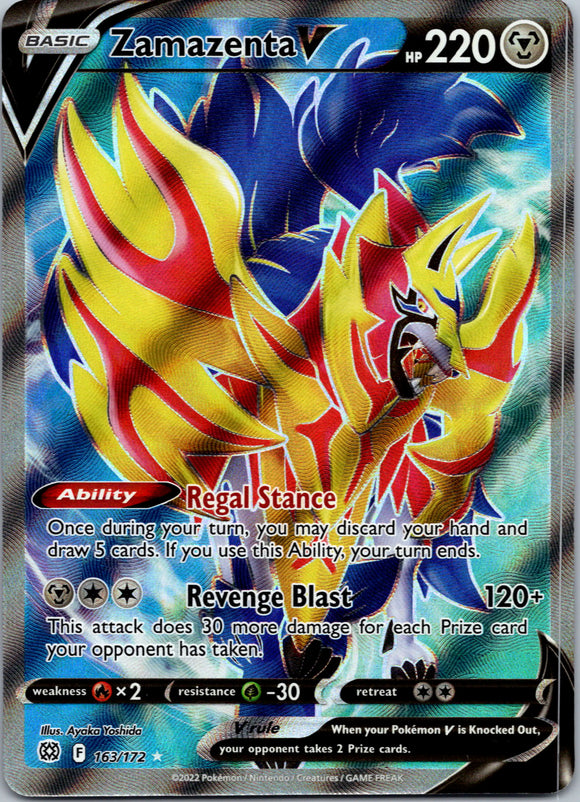 Zamazenta V (Full Art) [163/172] [Brilliant Stars] Holofoil