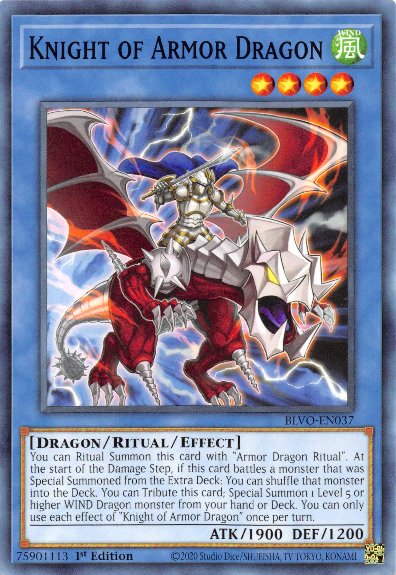 Knight of Armor Dragon [BLVO-EN037] Common