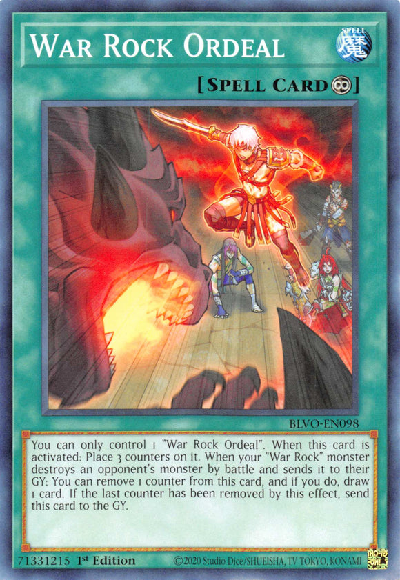 War Rock Ordeal [BLVO-EN098] Common