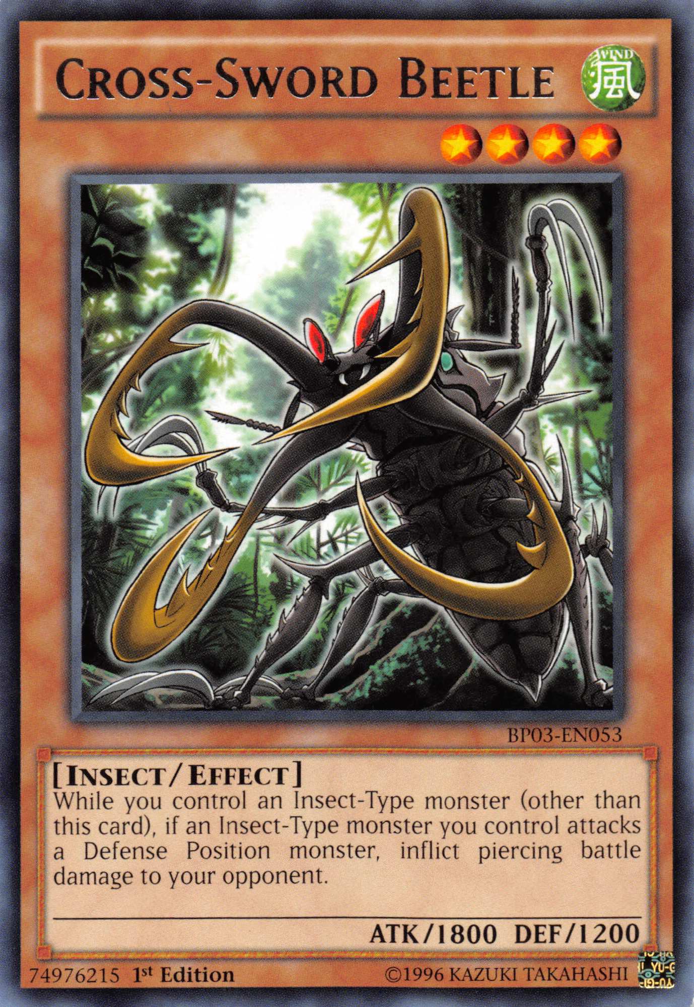 Cross-Sword Beetle [BP03-EN053] Rare