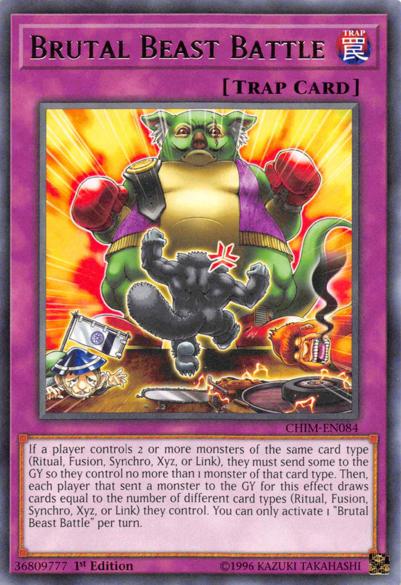 Brutal Beast Battle [CHIM-EN084] Rare