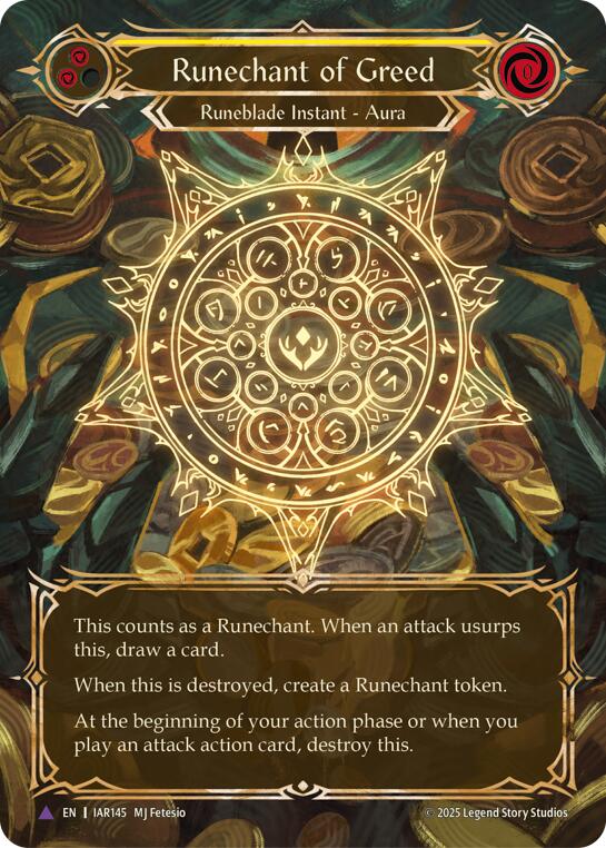Runechant of Greed (Yellow)(Marvel)